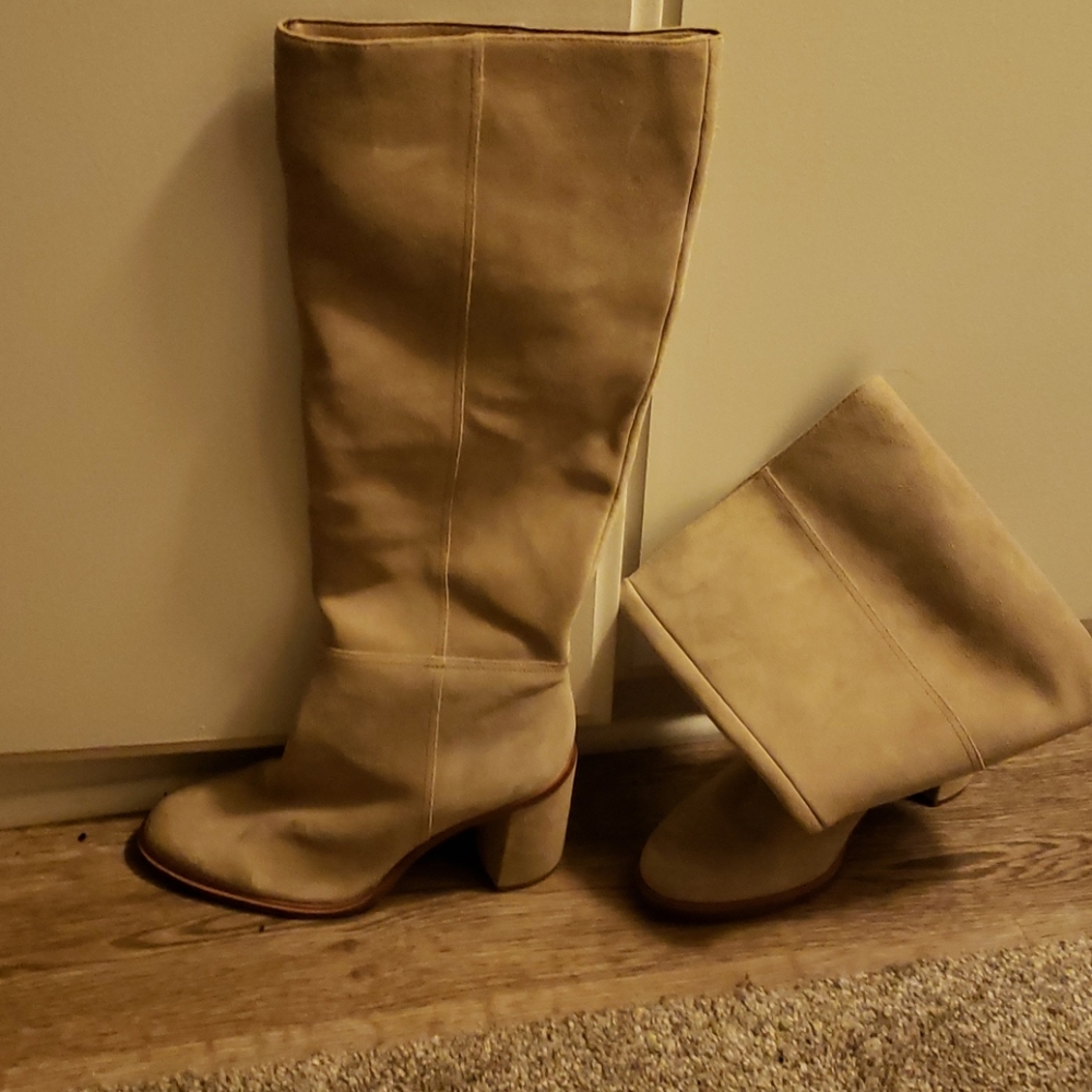 Vince Camuto High Heel Pull On Knee High Boot